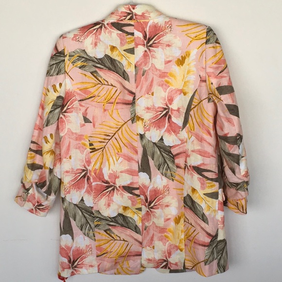 NWT Joie Tropical Linen Jacket - Picture 4 of 6